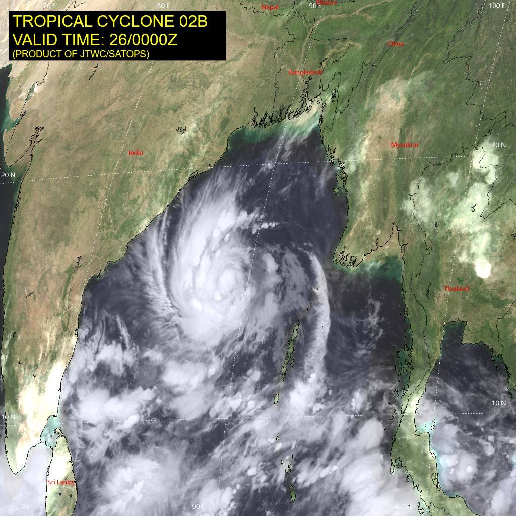 Cyclone Arnab forms in Bay of Bengal, set to strengthen before Andhra landfall on October 28
