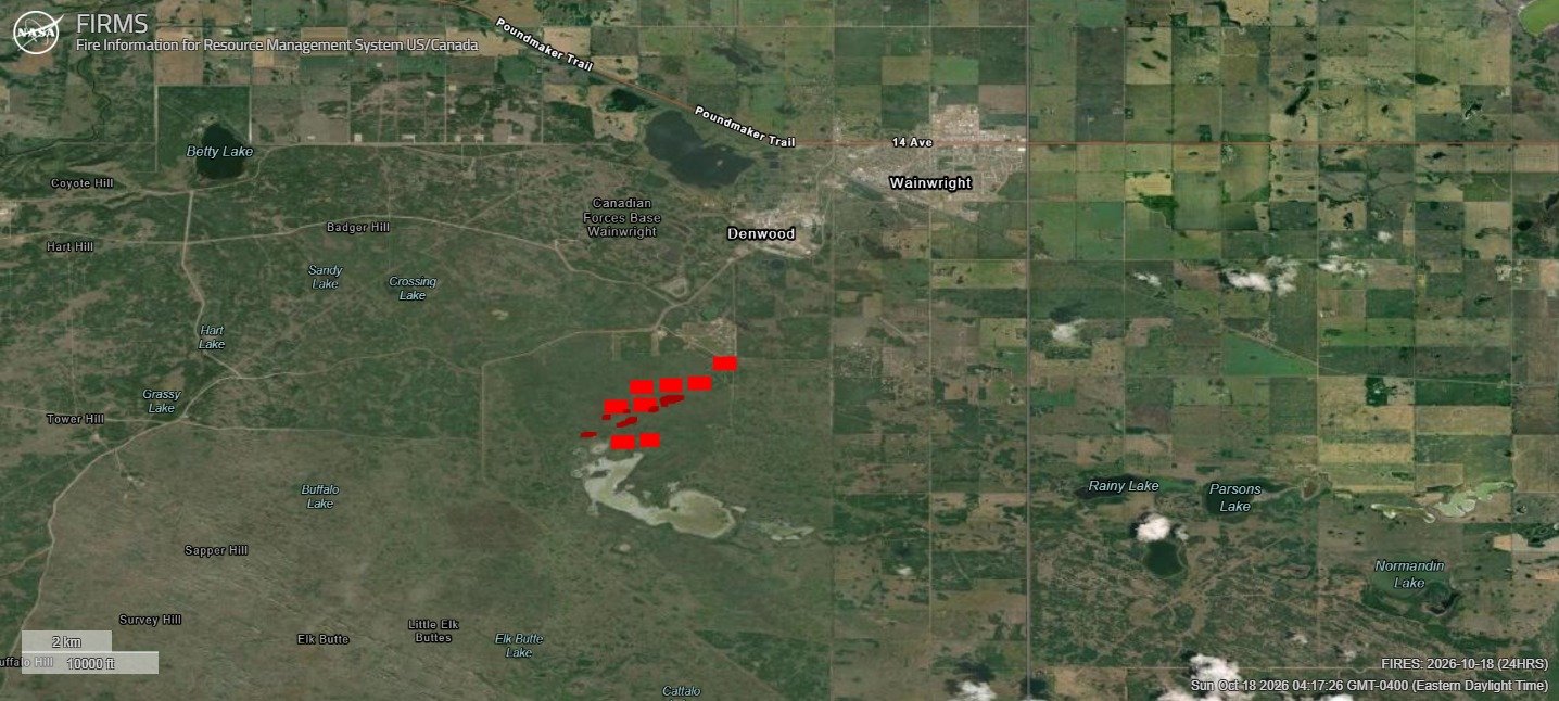 Four soldiers killed, 19 critical as wind-whipped grass fire overran live-fire training at Canada’s CFB Wainwright