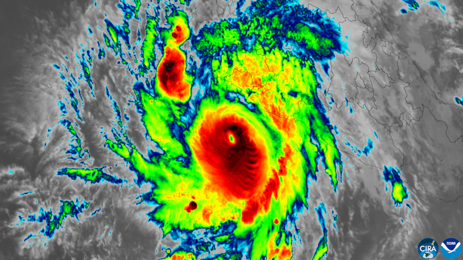 Hurricane Simon nears Mexico’s Pacific coast as a Category 4 storm; warnings from Punta San Telmo to El Roblito