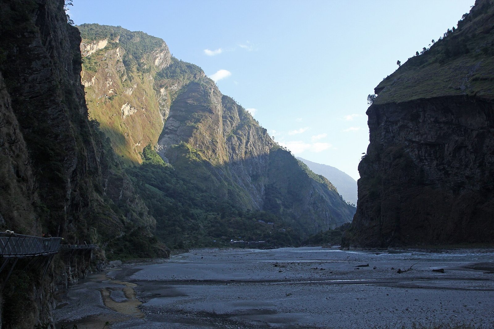 Nepal orders evacuations along Budhi Gandaki after landslide-dammed river bursts, sweeping away homes and bridges